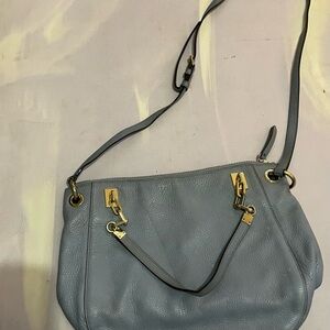 Henri Bendel SoHo Messenger Pebbled Leather Handbag